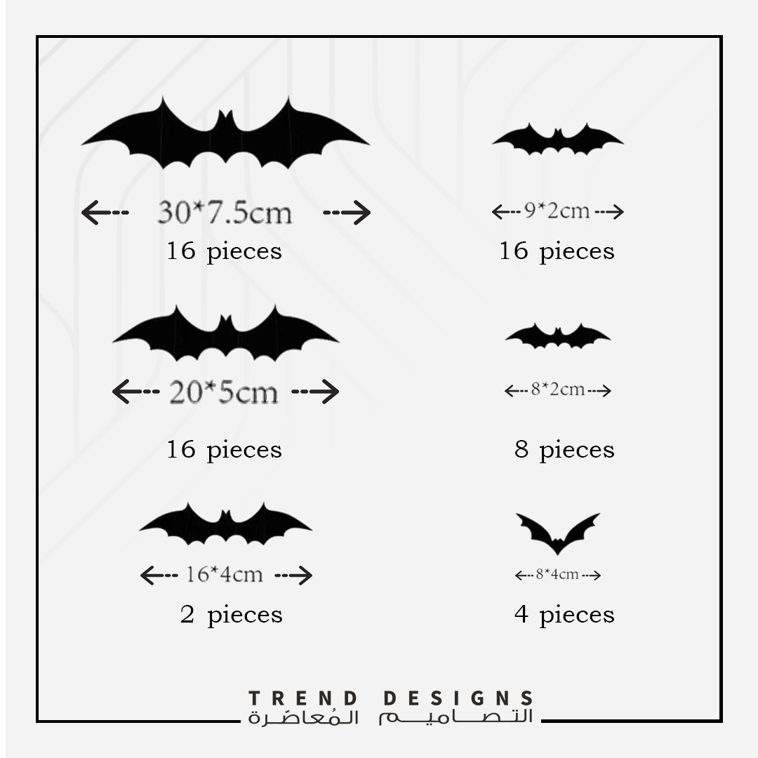 Spooky Bats Set