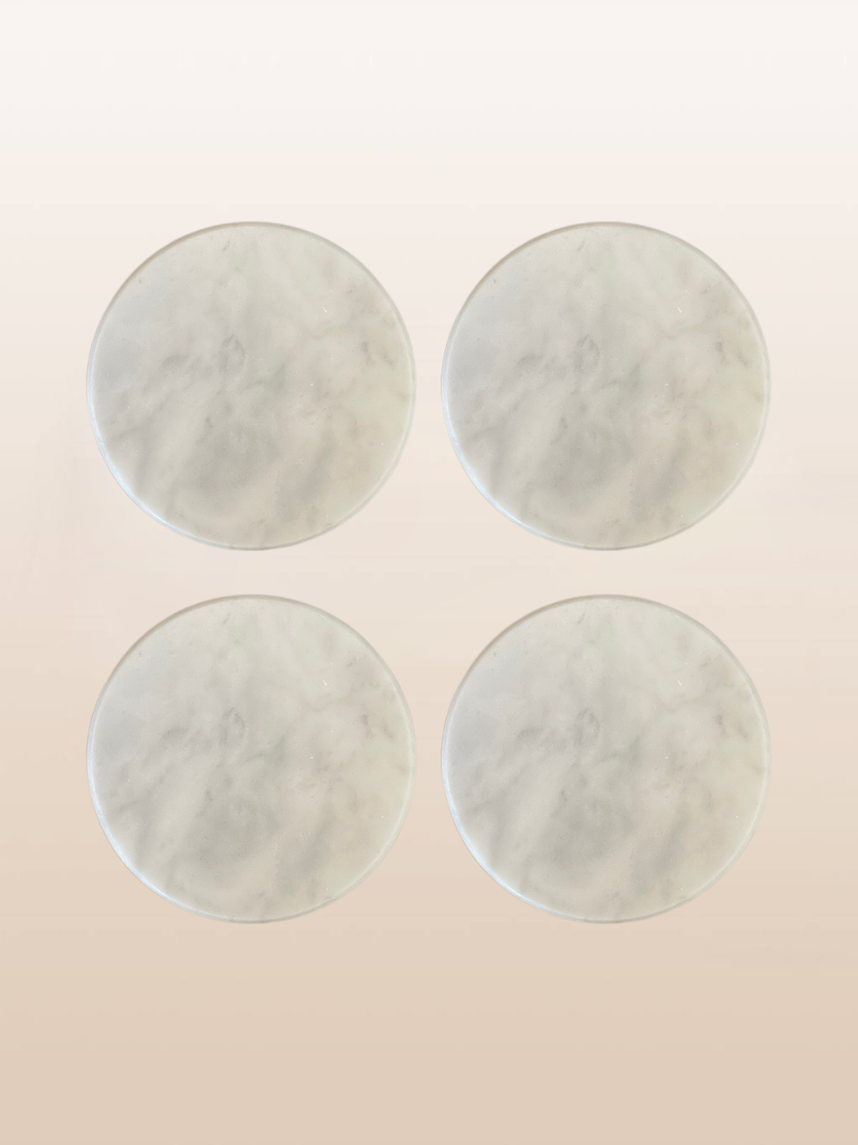 Round Oro Marble Coasters