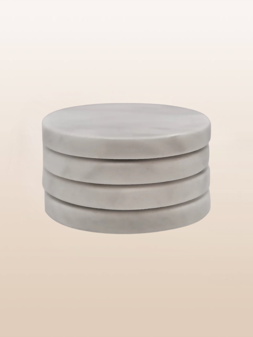 Round Oro Marble Coasters